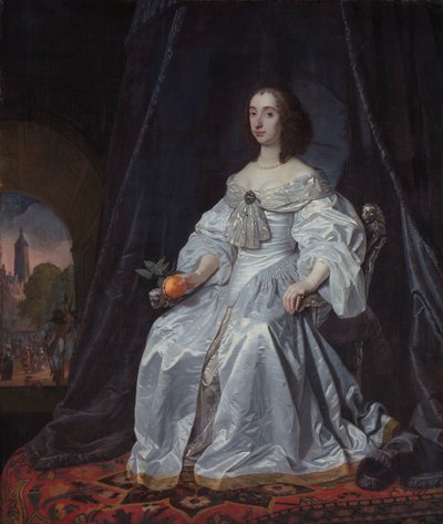 Retrato de la Princesa Real María Estuardo (1631-1660) de Bartholomeus van der Helst